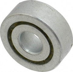 Value Collection - 3/8" Bore Diam, 1-1/16" OD, Open Unground Full Complement Radial Ball Bearing - 3/8" Wide, 1 Row, Round Bore, 484 Lb Dynamic Capacity - Eagle Tool & Supply