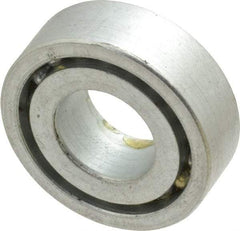 Value Collection - 5/8" Bore Diam, 1-3/8" OD, Open Unground Full Complement Radial Ball Bearing - 7/16" Wide, 1 Row, Round Bore, 769 Lb Dynamic Capacity - Eagle Tool & Supply