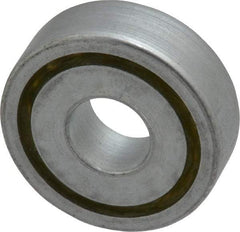 Value Collection - 1/2" Bore Diam, 1-3/8" OD, Open Unground Full Complement Radial Ball Bearing - 7/16" Wide, 1 Row, Round Bore, 769 Lb Dynamic Capacity - Eagle Tool & Supply