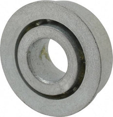 Value Collection - 3/8" Bore Diam, 29/32" OD, Open Unground Full Complement Radial Ball Bearing - With Flange, 1 Row, Round Bore, 356 Lb Dynamic Capacity - Eagle Tool & Supply