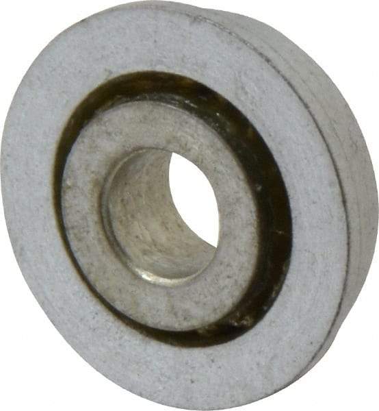 Value Collection - 5/16" Bore Diam, 7/8" OD, Open Unground Full Complement Radial Ball Bearing - With Flange, 1 Row, Round Bore, 341 Lb Dynamic Capacity - Eagle Tool & Supply