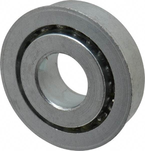 Value Collection - 3/4" Bore Diam, 1-7/8" OD, Open Unground Full Complement Radial Ball Bearing - With Flange, 1 Row, Round Bore, 1,291 Lb Dynamic Capacity - Eagle Tool & Supply