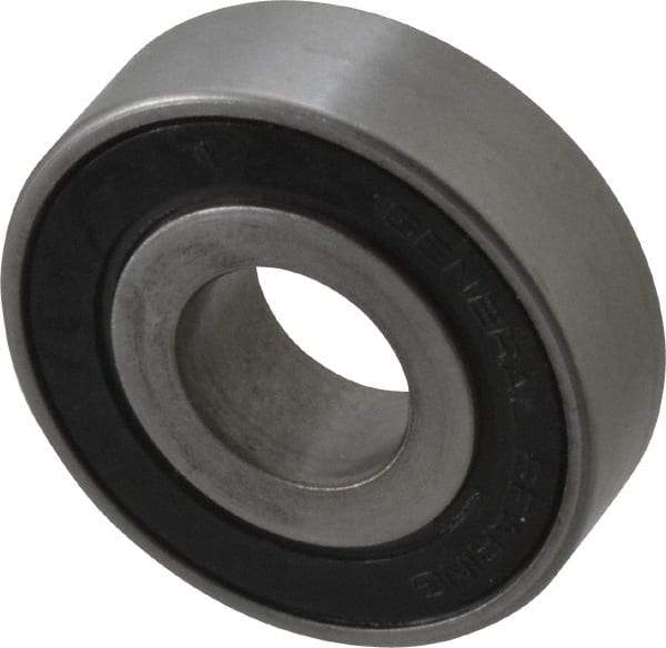 Value Collection - 3/4" Bore Diam, 2" OD, Double Seal Unground Retainer Type Radial Ball Bearing - 9/16" Wide, 1 Row, Round Bore, 1,171 Lb Dynamic Capacity - Eagle Tool & Supply