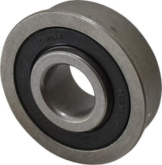 Value Collection - 1/2" Bore Diam, 1-3/8" OD, Double Seal Unground Retainer Type Radial Ball Bearing - With Flange, 1 Row, Round Bore, 915 Lb Dynamic Capacity - Eagle Tool & Supply