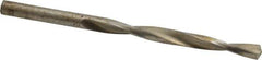 Interstate - 7/32" 130° High Speed Steel Jobber Drill - Bright Finish, Right Hand Cut, Spiral Flute, Straight Shank, 3-3/4" OAL, Standard Point - Eagle Tool & Supply
