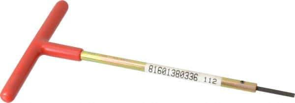 Made in USA - 7/64" Hex, T-Handle, Hex Key - 6" OAL, Chromalloy Steel, Inch System of Measurement - Eagle Tool & Supply