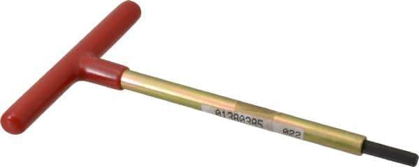Made in USA - 7/32" Hex, T-Handle, Hex Key - 6" OAL, Chromalloy Steel, Inch System of Measurement - Eagle Tool & Supply