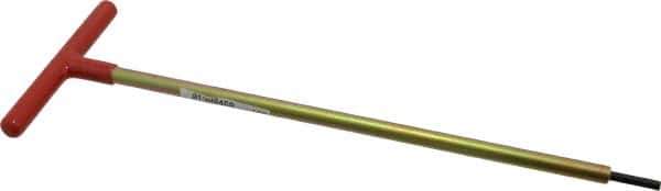 Made in USA - 3/16" Hex, T-Handle, Hex Key - 12" OAL, Chromalloy Steel, Inch System of Measurement - Eagle Tool & Supply