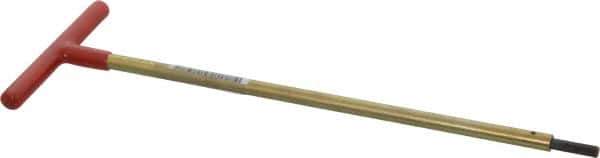 Made in USA - 7/32" Hex, T-Handle, Hex Key - 12" OAL, Chromalloy Steel, Inch System of Measurement - Eagle Tool & Supply