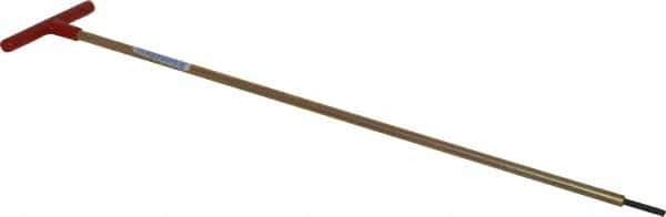 Made in USA - 5/32" Hex, T-Handle, Hex Key - 18" OAL, Chromalloy Steel, Inch System of Measurement - Eagle Tool & Supply