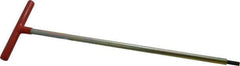 Made in USA - 5/16" Hex, T-Handle, Hex Key - 18" OAL, Chromalloy Steel, Inch System of Measurement - Eagle Tool & Supply