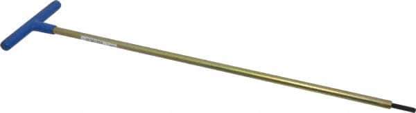 Made in USA - 5mm Hex, T-Handle, Hex Key - 18" OAL, Chromalloy Steel, Metric System of Measurement - Eagle Tool & Supply