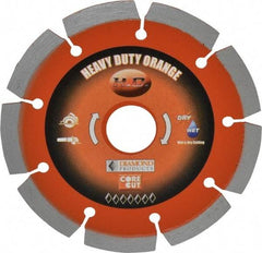 Core Cut - 4-1/2" Diam, 20mm Arbor Hole Diam, Wet & Dry Cut Saw Blade - Diamond-Tipped, Standard Round Arbor - Eagle Tool & Supply