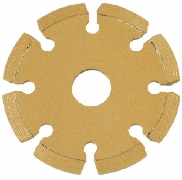 Core Cut - 8" Diam, 20mm Arbor Hole Diam, Wet & Dry Cut Saw Blade - Diamond-Tipped, Standard Round Arbor - Eagle Tool & Supply