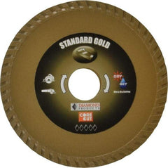 Core Cut - 4-1/2" Diam, 20mm Arbor Hole Diam, Wet & Dry Cut Saw Blade - Diamond-Tipped, Diamond Arbor - Eagle Tool & Supply