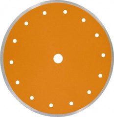 Core Cut - 7" Diam, 5/8" Arbor Hole Diam, Wet & Dry Cut Saw Blade - Diamond-Tipped, Standard Round Arbor - Eagle Tool & Supply