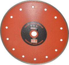 Core Cut - 8" Diam, 5/8" Arbor Hole Diam, Wet & Dry Cut Saw Blade - Diamond-Tipped, Standard Round Arbor - Eagle Tool & Supply