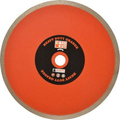 Core Cut - 7" Diam, 5/8" Arbor Hole Diam, Wet & Dry Cut Saw Blade - Diamond-Tipped, Standard Round Arbor - Eagle Tool & Supply