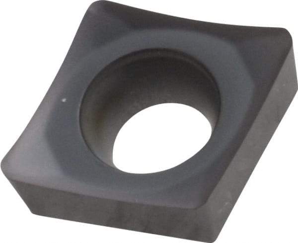 Kennametal - CCGT32.52 HP Grade KC5010 Carbide Turning Insert - TiAlN Finish, 80° Diamond, 3/8" Inscr Circle, 5/32" Thick, 1/32" Corner Radius - Eagle Tool & Supply