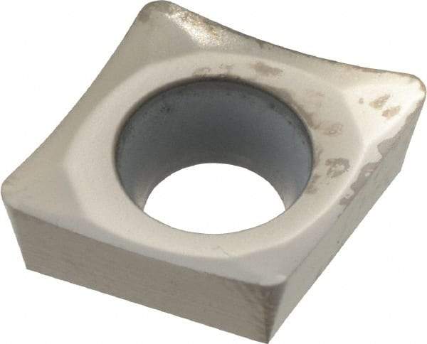 Kennametal - CPGT32.52 HP Grade KC5410 Carbide Turning Insert - TiB2 Finish, 80° Diamond, 3/8" Inscr Circle, 5/32" Thick, 1/32" Corner Radius - Eagle Tool & Supply