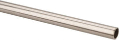 Made in USA - 6' Long, 1/2" OD, 304 Stainless Steel Tube - 0.035" Wall Thickness - Eagle Tool & Supply