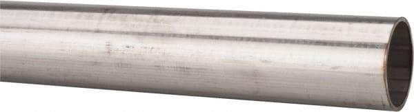 Made in USA - 6' Long, 1-1/2" OD, 304 Stainless Steel Tube - 0.065" Wall Thickness - Eagle Tool & Supply