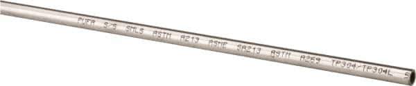 Value Collection - 6' Long, 5/16" OD, 304 Stainless Steel Tube - 0.035" Wall Thickness - Eagle Tool & Supply