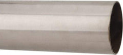 Made in USA - 6' Long, 3" OD, 304 Stainless Steel Welded Tube - 0.065" Wall Thickness - Eagle Tool & Supply