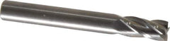 OSG - 1/4", 1/2" LOC, 1/4" Shank Diam, 2" OAL, 4 Flute, Solid Carbide Square End Mill - Single End, Uncoated, Spiral Flute, 30° Helix, Centercutting, Right Hand Cut, Right Hand Flute, Series 414 - Eagle Tool & Supply