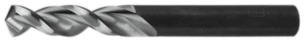 Walter-Titex - 0.358" 130° Parabolic Flute Vanadium High Speed Steel Screw Machine Drill Bit - Bright Finish, Right Hand Cut, 1-9/16" Flute Length, 3-5/16" OAL, Split Point, Straight Shank - Eagle Tool & Supply