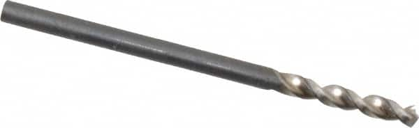 Walter-Titex - 0.0866" 130° Parabolic Flute Vanadium High Speed Steel Screw Machine Drill Bit - Eagle Tool & Supply