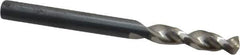 Walter-Titex - 0.2047" 130° Parabolic Flute Vanadium High Speed Steel Screw Machine Drill Bit - Bright Finish, Right Hand Cut, 1-1/32" Flute Length, 2-7/16" OAL, Split Point, Straight Shank - Eagle Tool & Supply