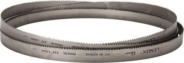 Lenox - 4 to 6 TPI, 15' 4" Long x 1-1/4" Wide x 0.042" Thick, Welded Band Saw Blade - Bi-Metal, Toothed Edge, Raker Tooth Set, Flexible Back, Contour Cutting - Eagle Tool & Supply