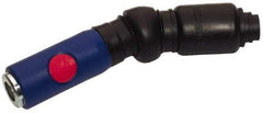 Prevost - 3/8 Female NPT Tru-Flate Automotive Pneumatic Hose Free Angle Ball Swivel Coupling (with Boot) - Composite, 3/8" Body Diam - Eagle Tool & Supply