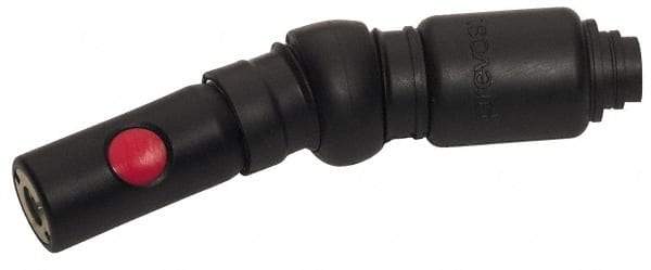 Prevost - 1/4 Swivel NPT Tru-Flate Automotive Pneumatic Hose Safety Coupler - Composite, 1/4" Body Diam - Eagle Tool & Supply