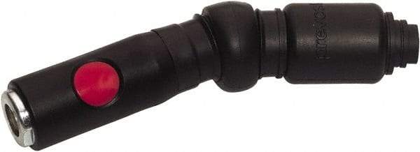 Prevost - 3/8 Swivel NPT Tru-Flate Automotive Pneumatic Hose Safety Coupler - Composite, 3/8" Body Diam - Eagle Tool & Supply