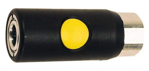 Prevost - 1/2 Female NPT ARO Pneumatic Hose Safety Coupler - Composite, 1/4" Body Diam - Eagle Tool & Supply