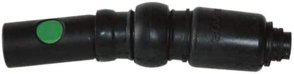 Prevost - 1/4 Swivel NPT European High Flow Pneumatic Hose Safety Coupler - Composite, 3/8" Body Diam - Eagle Tool & Supply