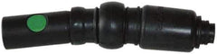 Prevost - 1/4 Swivel NPT European High Flow Pneumatic Hose Safety Coupler - Composite, 3/8" Body Diam - Eagle Tool & Supply