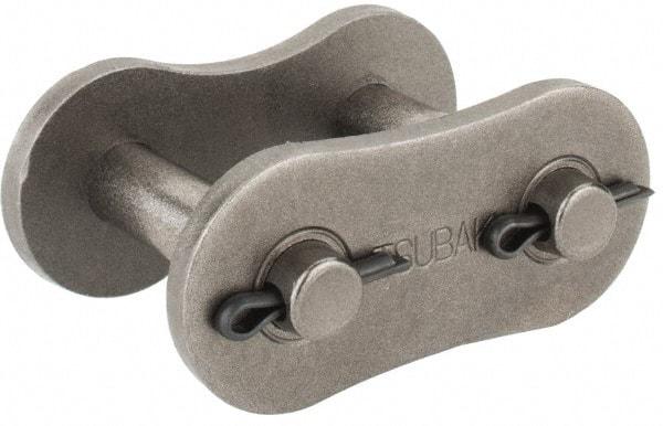 U.S. Tsubaki - 2" Pitch, ANSI 160, Cottered Roller Chain Connecting Link - For Use with Single Strand Chain - Eagle Tool & Supply