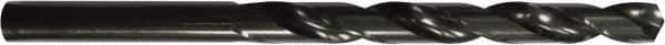 Guhring - 31/32", 118° Point, Spiral Flute, High Speed Steel Taper Length Drill Bit - Oxide Finish, 185mm Flute Length, 282mm OAL, Series 217 - Eagle Tool & Supply