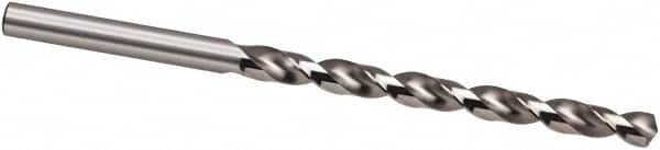 Taper Length Drill Bit: 0.3150″ Dia, 130 ° Bright/Uncoated, RH Cut, Spiral Flute, Straight Shank, Series 219