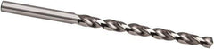 Guhring - 8.05mm, 130° Point, Spiral Flute, High Speed Steel Taper Length Drill Bit - Bright Finish, 109mm Flute Length, 165mm OAL, Series 219 - Eagle Tool & Supply