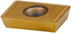 Kennametal - XDMT150308 Grade KC715M Carbide Milling Insert - TiN/TiCN/TiN Finish, 0.1252" Thick, 0.8mm Corner Radius - Eagle Tool & Supply