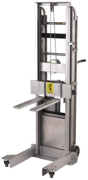 Wesco Industrial Products - 25 Inch Wide x 70 Inch High x 30 Inch Deep, Winch Lift Attachment - 800 Lbs. Load Limit, for Use with 230051 and 230052 Hand Trucks - Eagle Tool & Supply