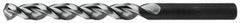 Walter-Titex - #58 130° High Speed Steel Jobber Drill - Bright Finish, Right Hand Cut, Parabolic Flute, Straight Shank, 1-7/16" OAL, Standard Point - Eagle Tool & Supply