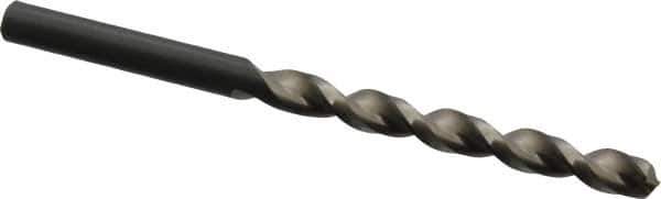Walter-Titex - 15/64" 130° High Speed Steel Jobber Drill - Oxide Finish, Right Hand Cut, Parabolic Flute, Straight Shank, 3-21/32" OAL, Standard Point - Eagle Tool & Supply