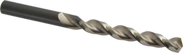 Walter-Titex - 13/32" 130° High Speed Steel Jobber Drill - Oxide Finish, Right Hand Cut, Parabolic Flute, Straight Shank, 5-1/4" OAL, Standard Point - Eagle Tool & Supply