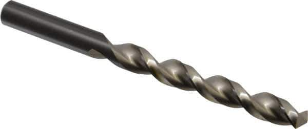 Walter-Titex - 31/64" 130° High Speed Steel Jobber Drill - Oxide Finish, Right Hand Cut, Parabolic Flute, Straight Shank, 5-15/16" OAL, Standard Point - Eagle Tool & Supply