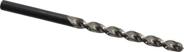 Walter-Titex - #12 130° High Speed Steel Jobber Drill - Oxide Finish, Right Hand Cut, Parabolic Flute, Straight Shank, 3-3/8" OAL, Standard Point - Eagle Tool & Supply